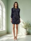 Túnica Bata Indiana Boho Feminina Bordada Algodão PK-2425