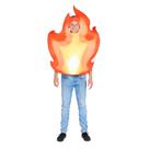 Túnica para adultos com emojis iluminados à fantasia Tamanho único para o Halloween