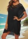 Túnica Pareo Amarela plus Size Com Decote Em V Para Biquíni, Saída De Praia Feminina Para O Verão
