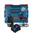 Tupia Bosch Gkf 12v-8 A Bateria 2ah Carregador Bivolt Maleta