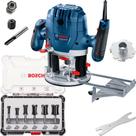 Tupia Coluna Bosch 1300w Gof130 E Kit Fresas 2607017467 110v