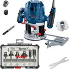 Tupia Coluna Bosch 1300w Gof130 E Kit Fresas 2607017468 110v Tupia Coluna Bosch 1300w Gof130 E Kit Fresas 2607017468 110v