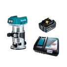 Tupia Laminadora 6 e 8mm 18V DRT50Z C Bateria 5AH Makita