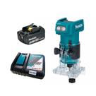 Tupia Manual 6mm 1/4" A Bateria 18V DRT52Z 3Ah Makita Biv.