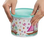 Tupper Caixa 1,7 litros Mar de Flores Tupperware