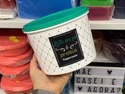 Tupper Caixa Leite em Pó Bistrô 1,2 kg / 2,4 l - Armazenamento