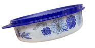 Tupper Pratinho 500ml Aquarela Azul