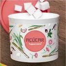 Tupper redondinha floral açúcar da tupperware