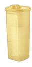 Tupper Slim 2 litros cor Amarelo manteiga Tupperware