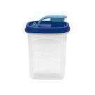 Tupper Slim 350ml Azul Royal - Armazenamento Elegante