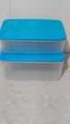 Tupperfresch reta transparente Tupperware kit com 2 peças 1 de 2:500 L + 1 de 1:600 L