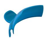 Tupperware Alça Removível Azul para Cristalwave e Pratinho Infantil Tupperware Alça Removível Azul para Cristalwave e Pratinho Infantil