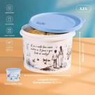 Tupperware caixa Simone Mendes De Volta às Origens 1,1 Litros azul