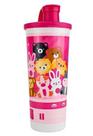 Tupperware Copo com Bico Pelúcia 470ml Branco e Rosa
