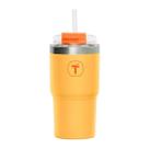 Tupperware Copo Térmico Big T Com Canudo 630Ml Amarelo Claro
