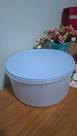 Tupperware grande porta tudo 10 litros da tupperware transparente, preparação, organizar, pães