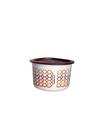 Tupperware Instantânea 575ml - Geométrico com Tampa Marsala
