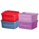 Tupperware Jeitosinho 400ml - Kit com 4 Potes Coloridos Tupperware Jeitosinho 400ml - Kit com 4 Potes Coloridos