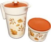 Tupperware Kit 2 Peças Jarra E Pote Folhas Secas Tupperware Kit 2 Peças Jarra E Pote Folhas Secas