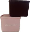 Tupperware Kit 2 Peças Jeitosinho 800Ml Aqui Tem Carinho E Marsala