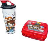 Tupperware Kit 2 Peças Lanchinho Harry Potter