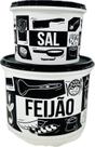 Tupperware Kit 2 Peças Porta Feijão E Sal