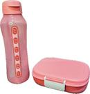Tupperware Kit 2 Peças Porta Lanche E Garrafa Aquavibe Com Canudo Tupperware Kit 2 Peças Porta Lanche E Garrafa Aquavibe Com Canudo