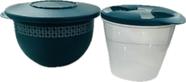 Tupperware Kit 2 Peças Tigela Murano 1,3 Litros E Pote 800Ml Verde
