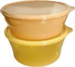 Tupperware Kit 2 Peças Tigelas Class Amarela E Laranja 1,9L E 1,4L