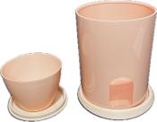 Tupperware Kit 2 Potes Visualware Rosa Chá Tupperware Kit 2 Potes Visualware Rosa Chá