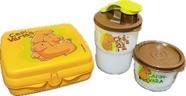 Tupperware Kit 3 Peças Infantil Capivara Lanchinho