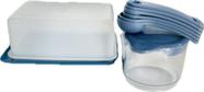 Tupperware Kit 3 Peças Manteigueira Açucareiro E Colheres Medidoras