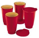 Tupperware Kit 4 Copos Natal 450ml