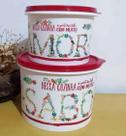 Tupperware Kit Caixa Amor 1,1 Lt e Caixa Sabor 2,4 Lts Tupperware Kit Caixa Amor 1,1 Lt e Caixa Sabor 2,4 Lts