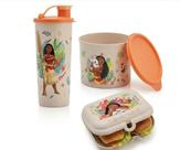 Tupperware kit infantil moana 3 peças, copo, porta sanduíche, e redondinha Tupperware kit infantil moana 3 peças, copo, porta sanduíche, e redondinha