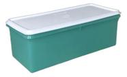 Tupperware Mega Caixa 6 Litros - Verde Claro com Tampa Branca