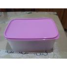 Tupperware Modular Retangular 4,3 litros Tampa Rosa Tupperware Modular Retangular 4,3 litros Tampa Rosa