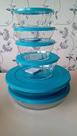 Tupperware Pda/Bea Tigela Clear Em Policarbonato Com 6 Peças.