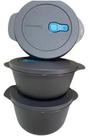 Tupperware Pda/Bea Tigela Cristalwave Com 3 Peças.
