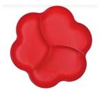 Tupperware Petisqueira 3 Divisorias Grandes cor Vermelho