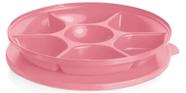 Tupperware Petisqueira Com Divisórias Rosa