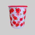 Tupperware Pote Instantânea Flores vermelhas 3.3 Litros.