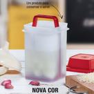 Tupperware pote para conserva azeitonas, torradas, conserva de todos os tipos com alça vermelha Tupperware pote para conserva azeitonas, torradas, conserva de todos os tipos com alça vermelha