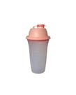 Tupperware Quick Shake 500ml - Salmão com Bico Laranja e Design Moderno