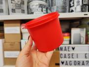 Tupperware Redondinha 500 ml - Cor Vermelha