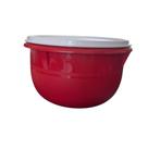Tupperware Tigela Batedeira 2 Litros Vermelho Chili com Tampa Branca
