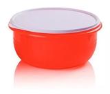 Tupperware Tigela Batedeira 3,2 litros - Laranja Neon c/ Tampa Branca