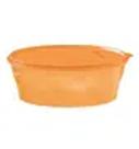 Tupperware Tigela Classic - 1,4litros - Tampa Hermética Pote Vasilha - Cor Bala de Laranja