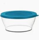 tupperware tigela clear 900 ml transparente tampa turmalina escura
