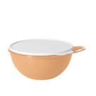 Tupperware Tigela Criativa 3 Litros - Creme Papaya com Tampa Branca
